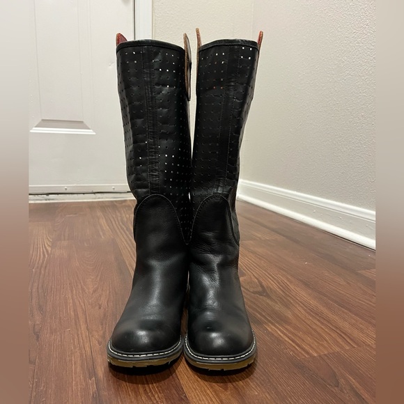 Black Leather Boots Size 36 - Picture 14 of 14